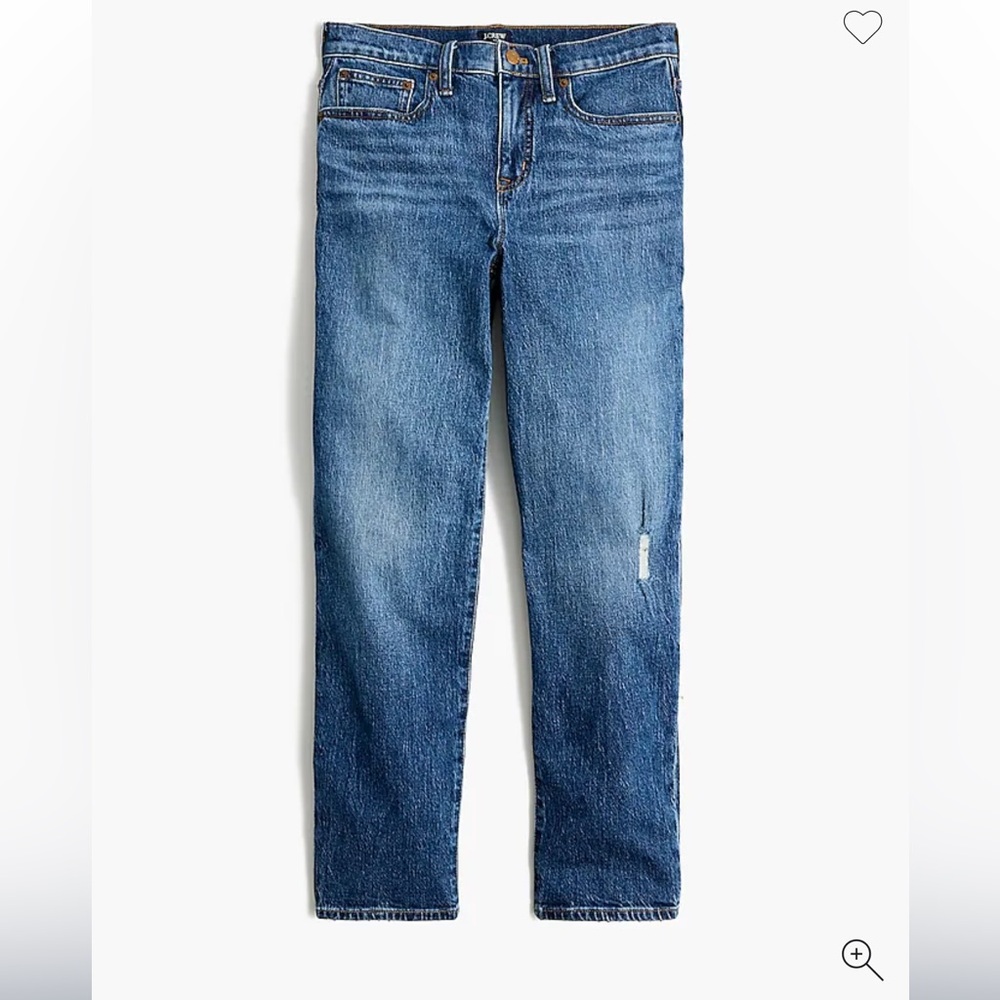 J Crew Relaxed Boyfriend Jeans in All- Day Stretch